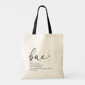 Bae Definitie Voor Iedereen Elders Tote Bag (Achterkant)