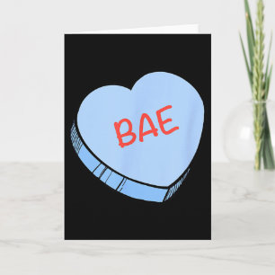 “bae” Gespreksharten Valentijnsdag  Kaart