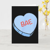 “bae” Gespreksharten Valentijnsdag  Kaart (Gele Bloem)