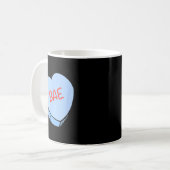 “bae” Gespreksharten Valentijnsdag Koffiemok (Voorkant links)