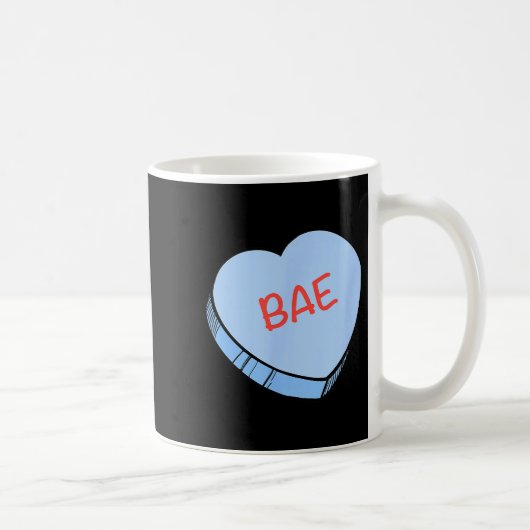 “bae” Gespreksharten Valentijnsdag Koffiemok (Rechts)