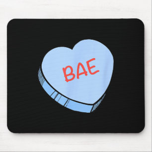“bae” Gespreksharten Valentijnsdag Muismat