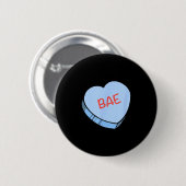 “bae” Gespreksharten Valentijnsdag  Ronde Button 5,7 Cm (Voorkant /achterkant)