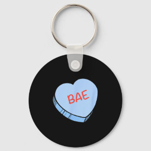 “bae” Gespreksharten Valentijnsdag Sleutelhanger