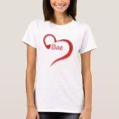 Bae hart shirt (Voorkant)