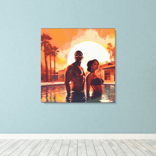 BAE-KATION #2 CANVAS AFDRUK (Insitu (Houten vloer))