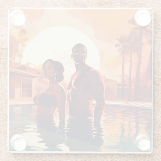 BAE-KATION #2 GLAZEN ONDERZETTER (Achterkant)