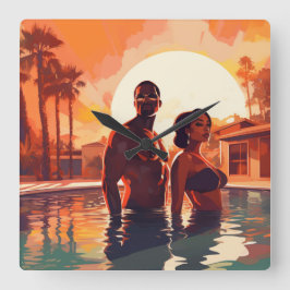 BAE-KATION #2 VIERKANTE KLOK