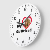 Bae Persoonlijke Aangepaste Foto Ik Hou Van Mijn V Grote Klok (Hoek)