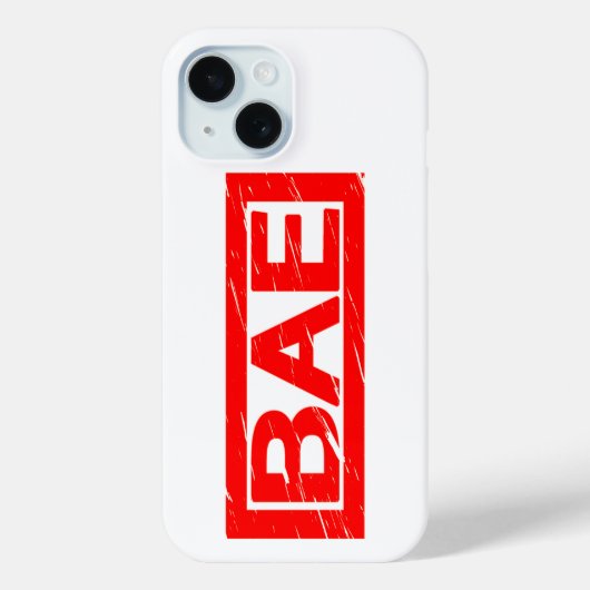 Bae Stamp Case-Mate iPhone Case (Achterkant)