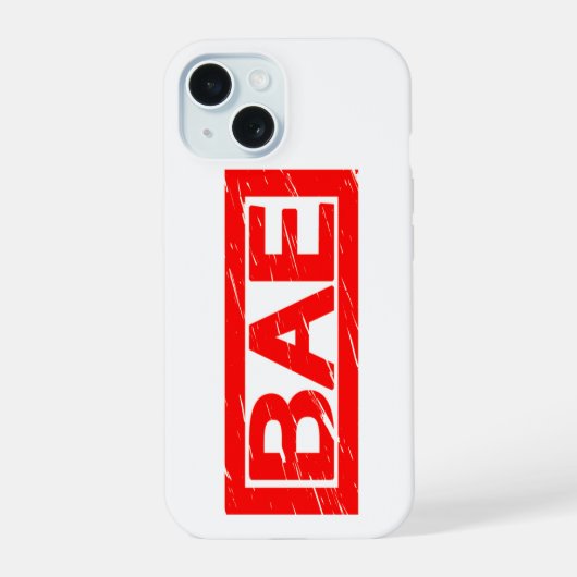 Bae Stamp iPhone 15 Case (Achterkant)