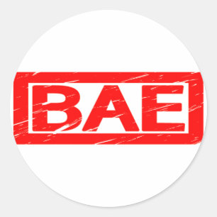Bae Stamp Ronde Sticker