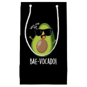 Bae-vocado Grappige Avocado Pun Donker BG Klein Cadeauzakje (Voorkant)