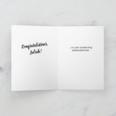 BAE: Zwarte en opgeleide master's Afstuderen Kaart (Binnen)