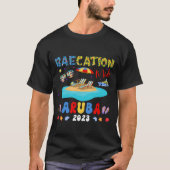 Baecation Mode Aruba 2023, Aruba Flag, Aruba Vacat T-shirt (Voorkant)