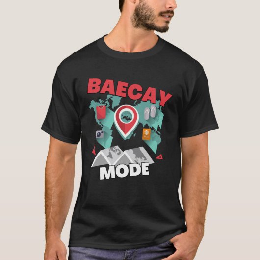 Baecay Mode Ontwerpen Voor Koppels Bae Koning Bae  T-shirt (Voorkant)