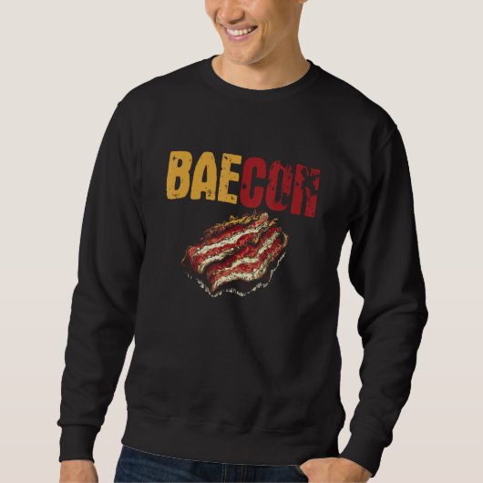 Baecon Bacon   Bacon Bae  Pun Trui (Voorkant)