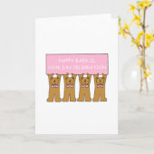 Baek-il 100th Day Birthday voor Koreaans Vrouw Kaart (Gele Bloem)