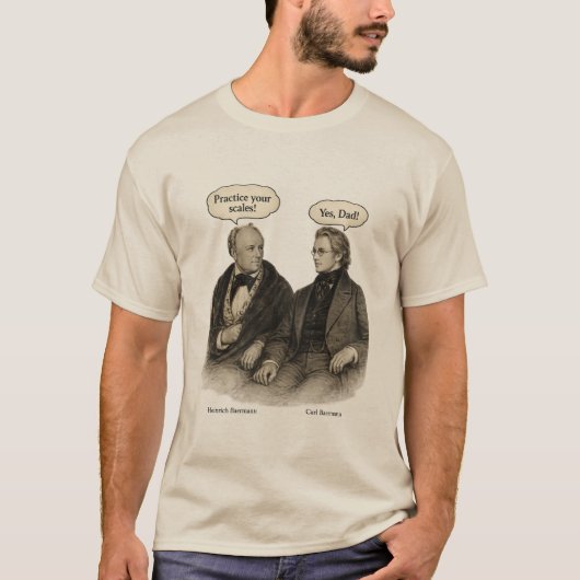 Baermanns Schaalgeheim: Dads Eeuwige Les T-shirt (Voorkant)
