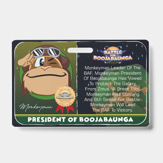 BAF MONKEYMAN BADGE (Voorzijde)