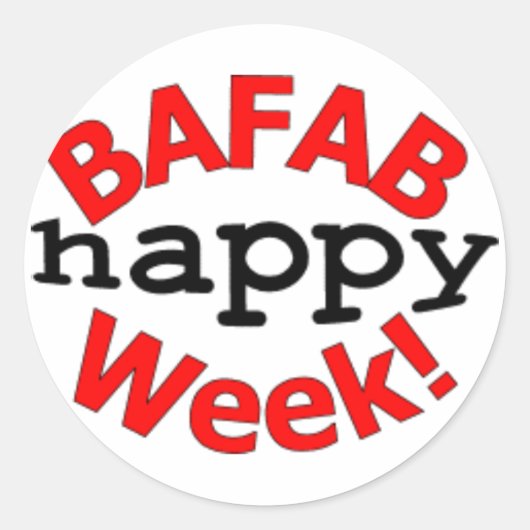 BAFAB Week sticker (sm) (Voorkant)