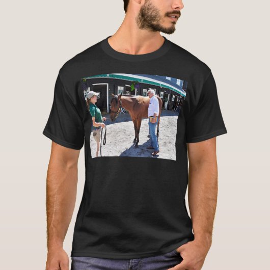 Baffert Checking under the Hood T-shirt (Voorkant)