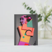 Baffia Ken Gage Surrealisme Briefkaart (Staand voorkant)