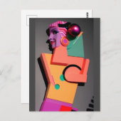 Baffia Ken Gage Surrealisme Briefkaart (Voorkant / Achterkant)