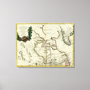 Baffin Bay Noord-Atlantische Oceaan Canvas Afdruk