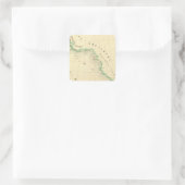 Baffin Bay Vierkante Sticker (Tas)