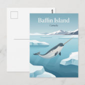 Baffin Island Canada Briefkaart (Voorkant / Achterkant)