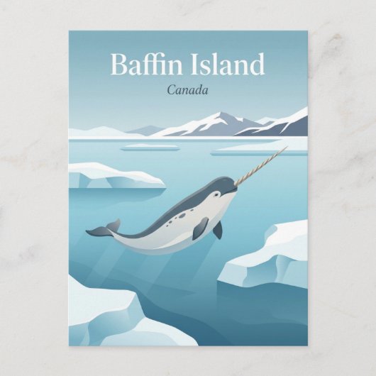 Baffin Island Canada Briefkaart (Voorkant)
