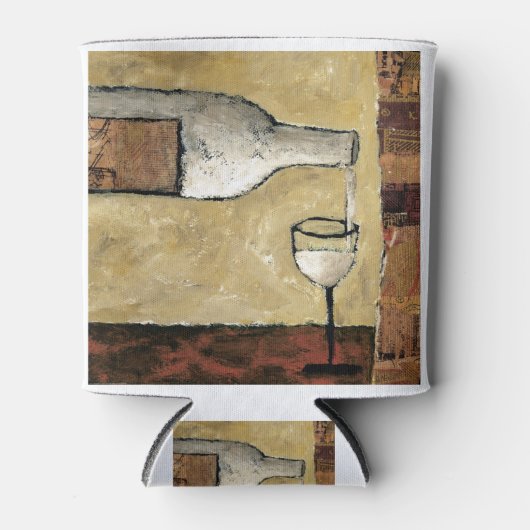 BAG03 Witte wijn.tif Blikjeskoeler (Voorkant)