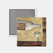 BAG03 Witte wijn.tif Magneet (Voorkant / Achterkant)