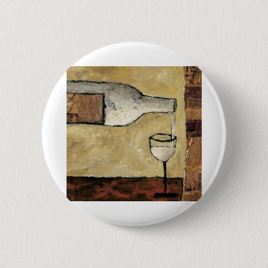 BAG03 Witte wijn.tif Ronde Button 5,7 Cm (Voorkant)