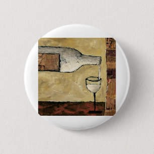 BAG03 Witte wijn.tif Ronde Button 5,7 Cm