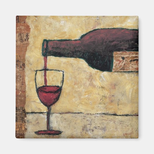 BAG04 Rood Wijn.tif Magneet (Voorkant)