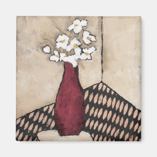 BAG05 Red Vase.tif Magneet (Voorkant)