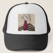 BAG05 Red Vase.tif Trucker Pet (Voorkant)