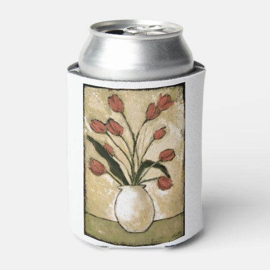 BAG10-V2 Tulpen in Red.tif Blikjeskoeler (Blikje Voorkant)