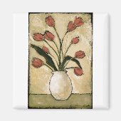 BAG10-V2 Tulpen in Red.tif Magneet (Voorkant)