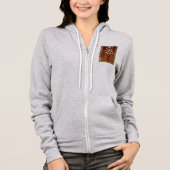 BAG12 Witte Bloemen.tif Hoodie (Voorkant)