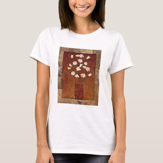 BAG12 Witte Bloemen.tif T-shirt (Voorkant)