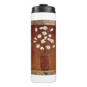 BAG12 Witte Bloemen.tif Thermosbeker (Voorkant)