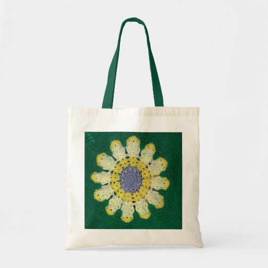 Bag - Afghan Daisy Tote Bag (Voorkant)