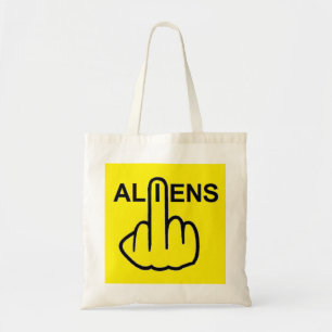 Bag Aliens Flip Tote Bag