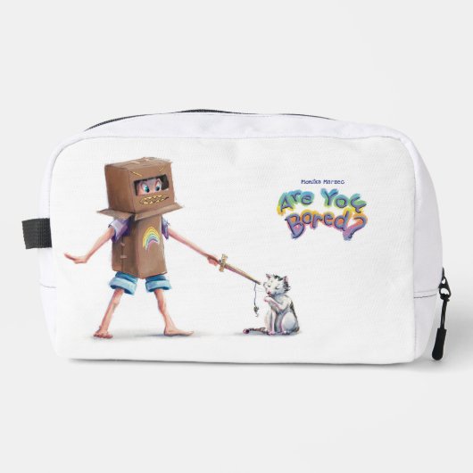 Bag - Are You Bored? by Monika Marzec Toilettasje (Voorkant)