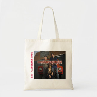 BAG- BEV WASSERMAN BAND STONE WASH RED CD HOESJE TOTE BAG