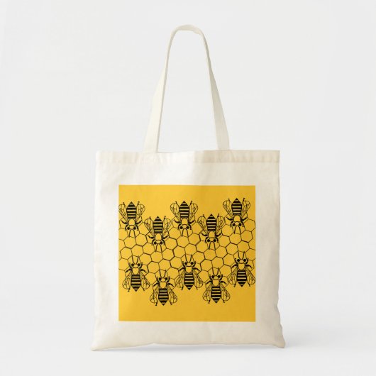 Bag - bijen tote bag (Voorkant)