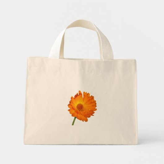 Bag - Calendula on Stem Mini Tote Bag (Voorkant)